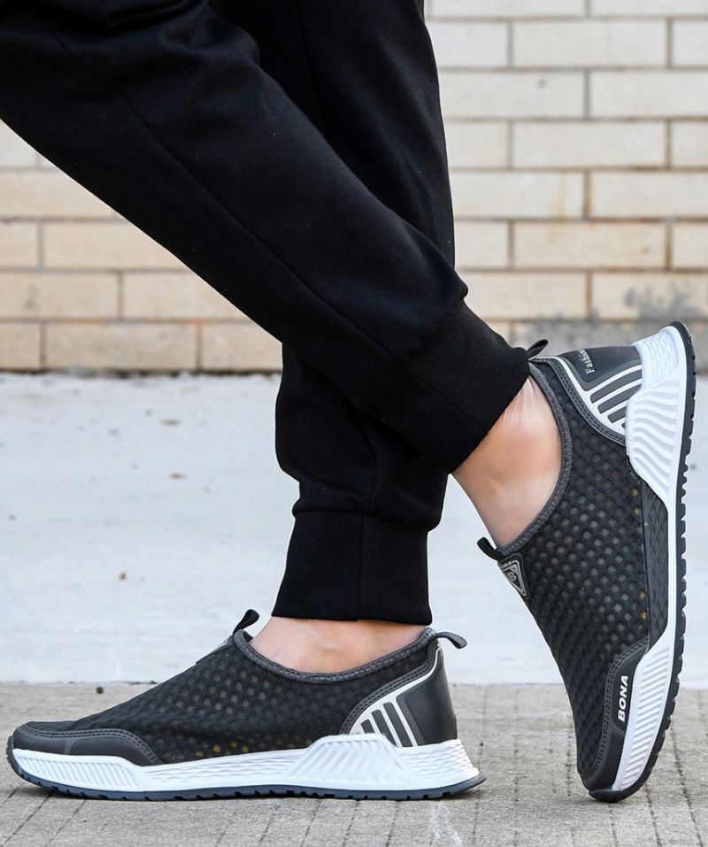 Wyatt Mokasyny Męskie Buty Casualowe - Granatowy