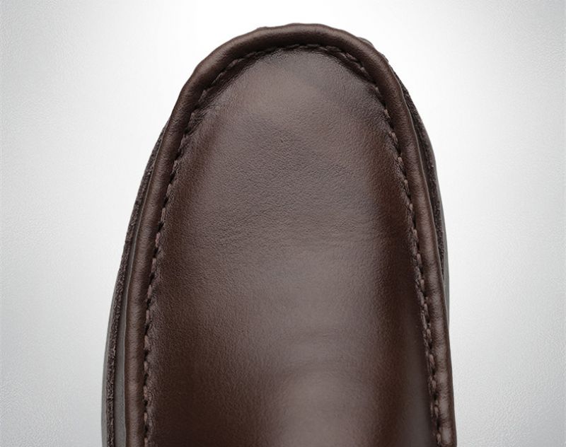 Xabi Męskie Mokasyny Eleganckie Buty - Kawa
