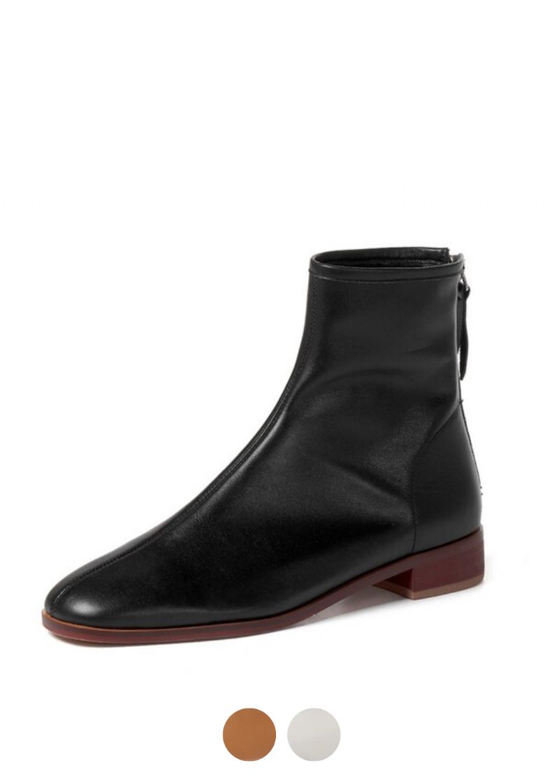 Yatra Damskie Skórzane Czarne Buty
