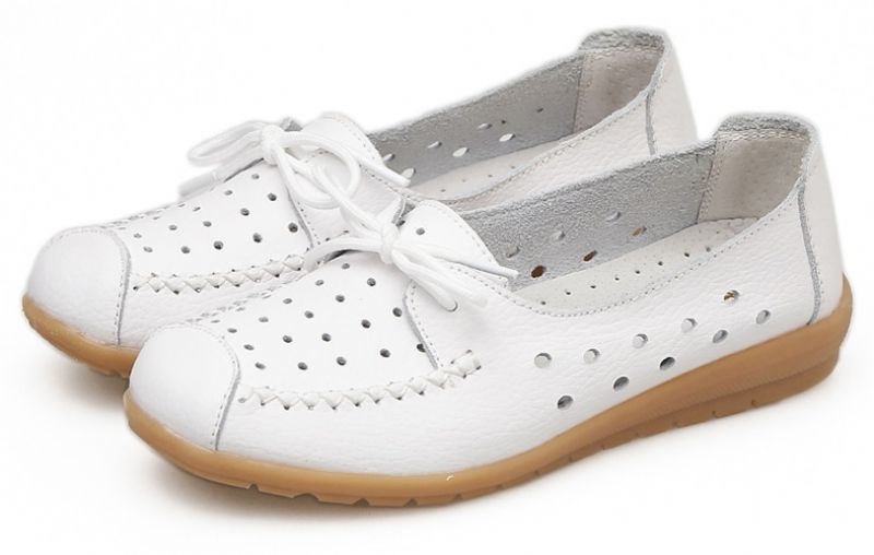 Yaya Damskie Płaskie Buty - Biały