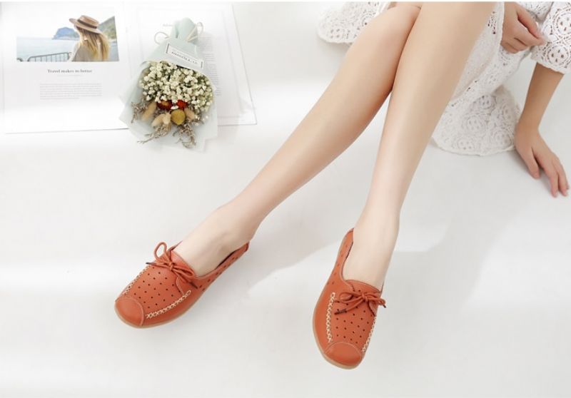 Yaya Damskie Płaskie Buty - Biały