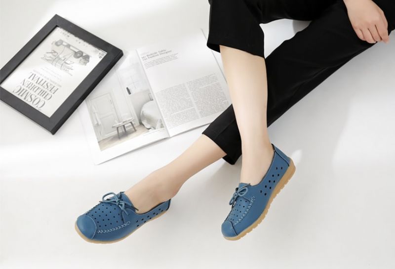 Yaya Damskie Płaskie Buty - Biały