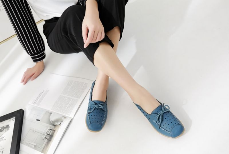 Yaya Damskie Płaskie Buty - Biały