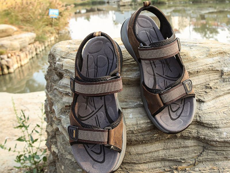 Yeiler Sandały Męskie Outdoor - Czarny
