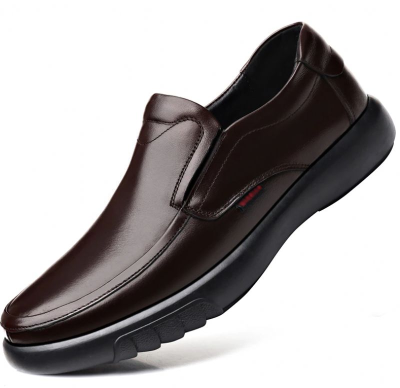 Yony Męskie Mokasyny Eleganckie Buty - Czarny