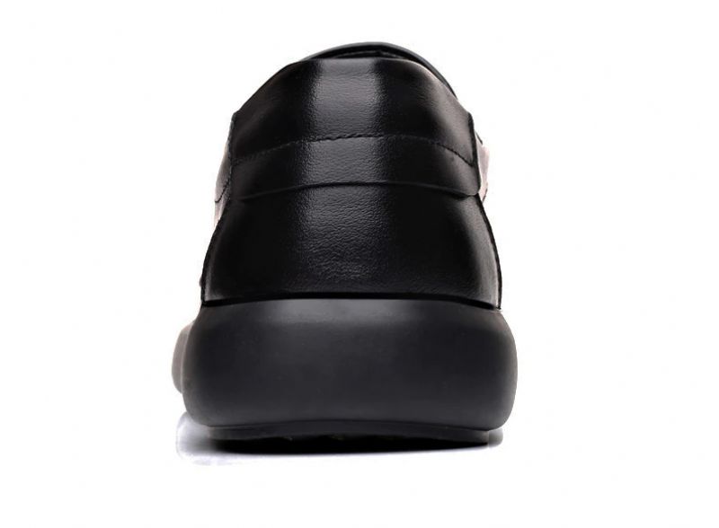 Yony Męskie Mokasyny Eleganckie Buty - Czarny