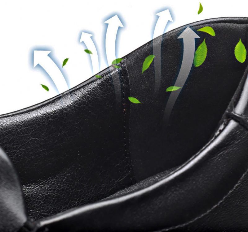 Yony Męskie Mokasyny Eleganckie Buty - Czarny