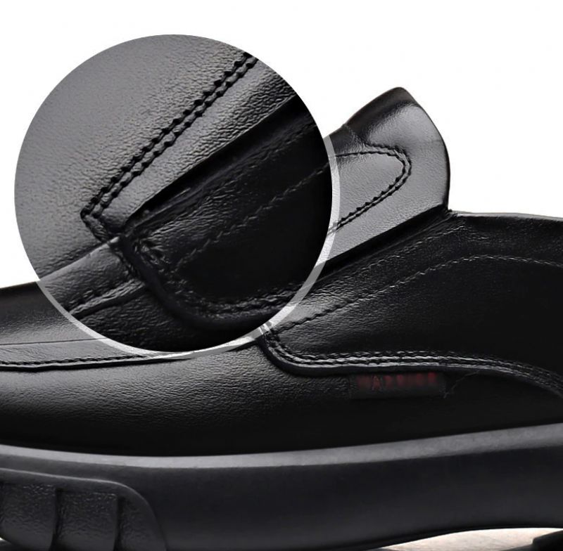 Yony Męskie Mokasyny Eleganckie Buty - Czarny