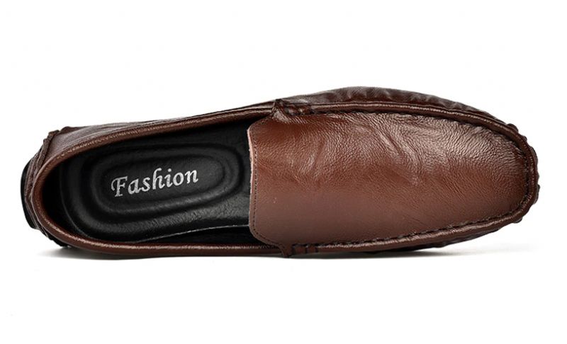 Yuri Męskie Mokasyny Casualowe Buty - Brązowy