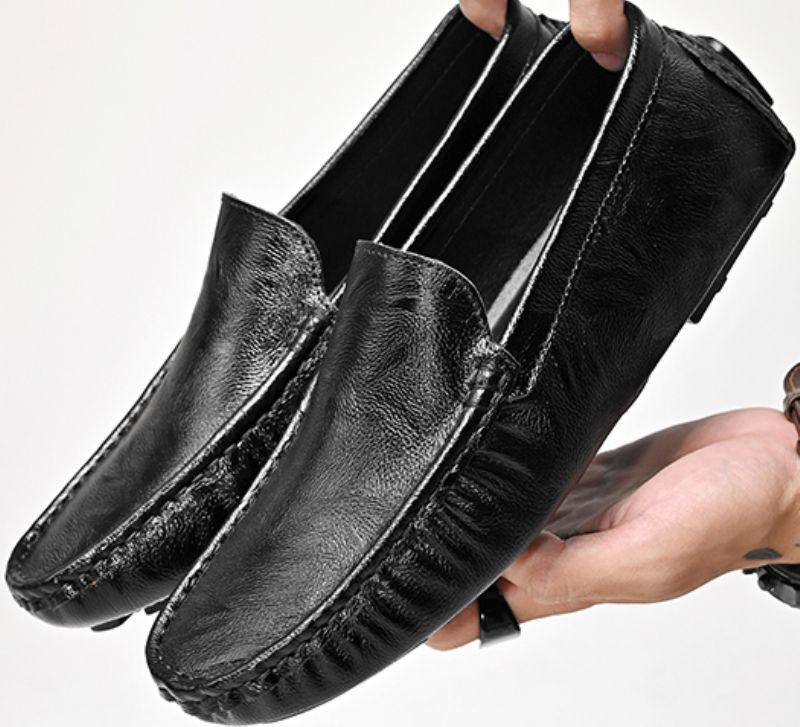 Yuri Męskie Mokasyny Casualowe Buty - Brązowy