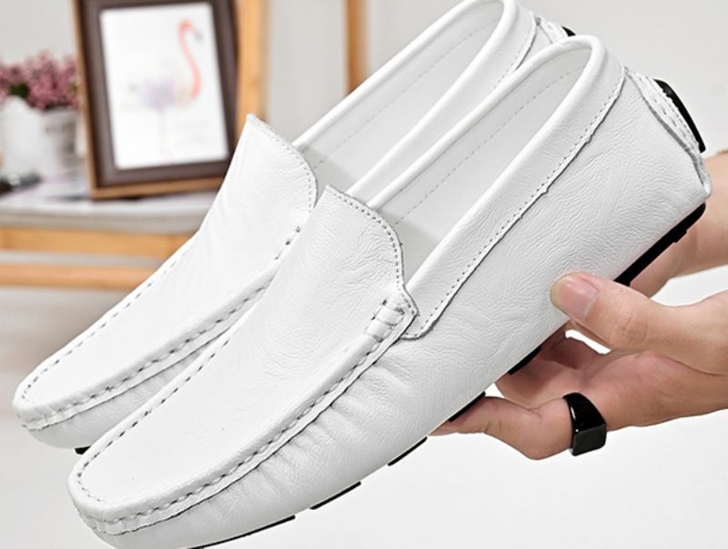 Yuri Męskie Mokasyny Casualowe Buty - Brązowy