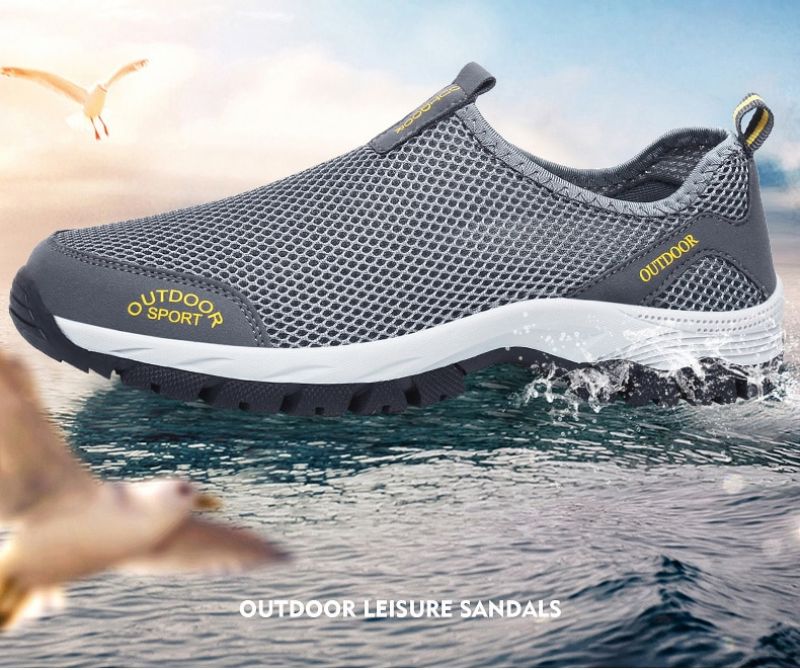 Zeki Męskie Slip-on Sneaker - Niebieski