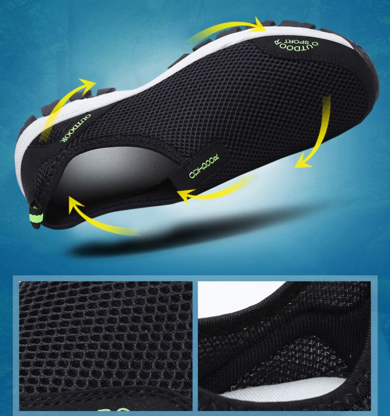 Zeki Męskie Slip-on Sneaker - Niebieski