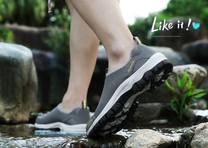 Zeki Męskie Slip-on Sneaker - Niebieski
