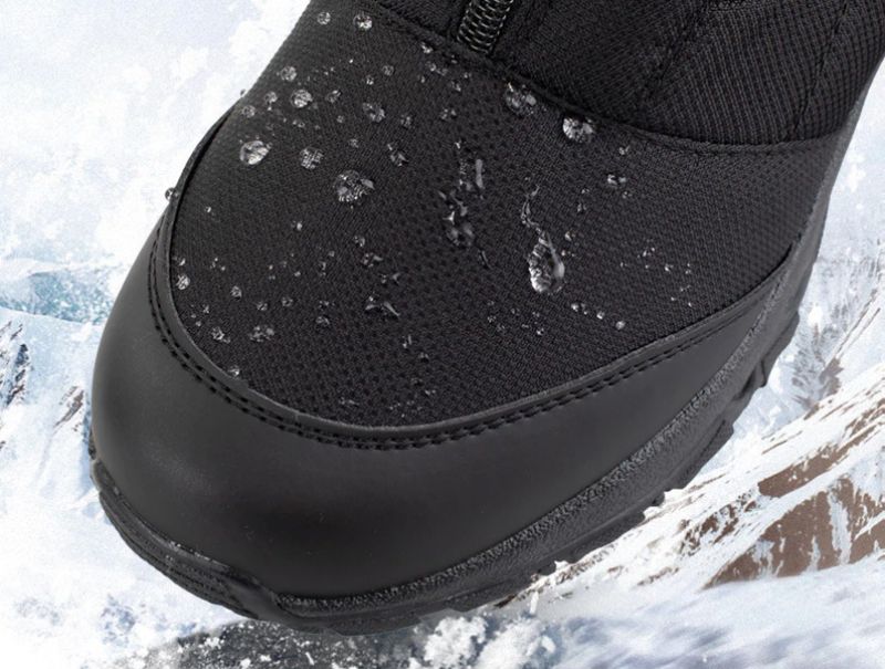 Zindel Męskie Buty Zimowe - Czarny