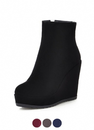 Zoe Damskie Zimowe Buty Na Koturnie Na Jesień